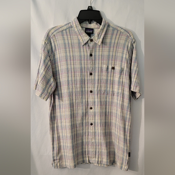 Patagonia Other - Patagonia Mens Short Sleeve Plaid Shirt Size L
